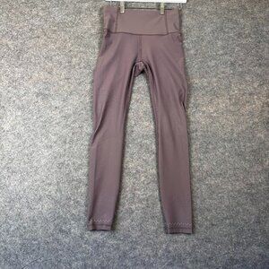 Lululemon Lavender Full Length Align Leggings Back Zipper Size 8